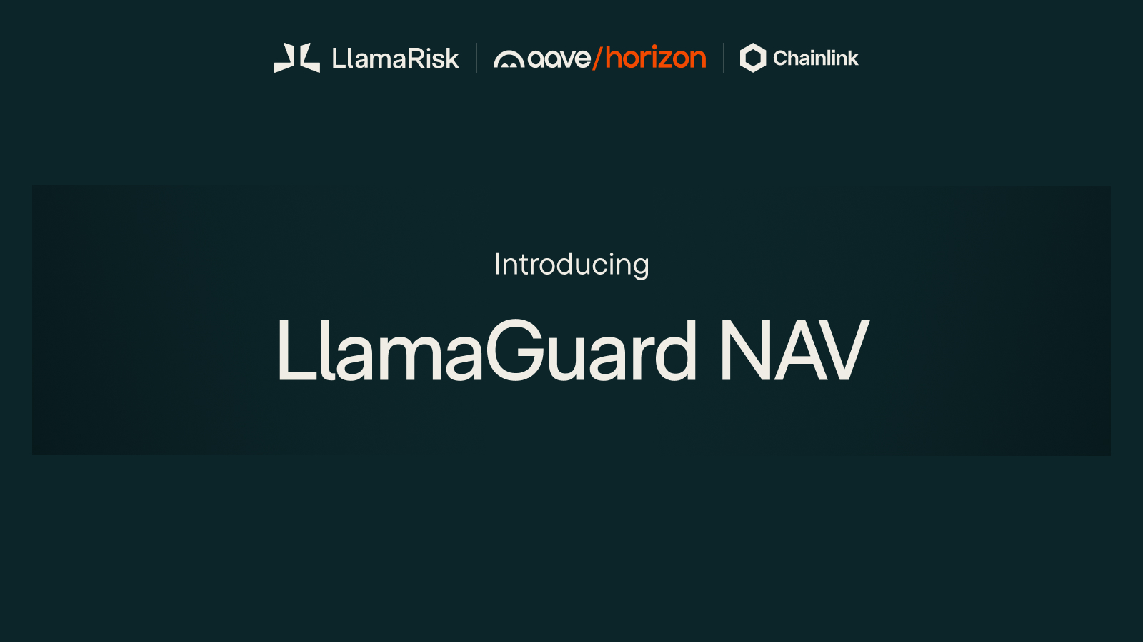 Introducing LlamaGuard NAV Powered by Chainlink Infrastructure